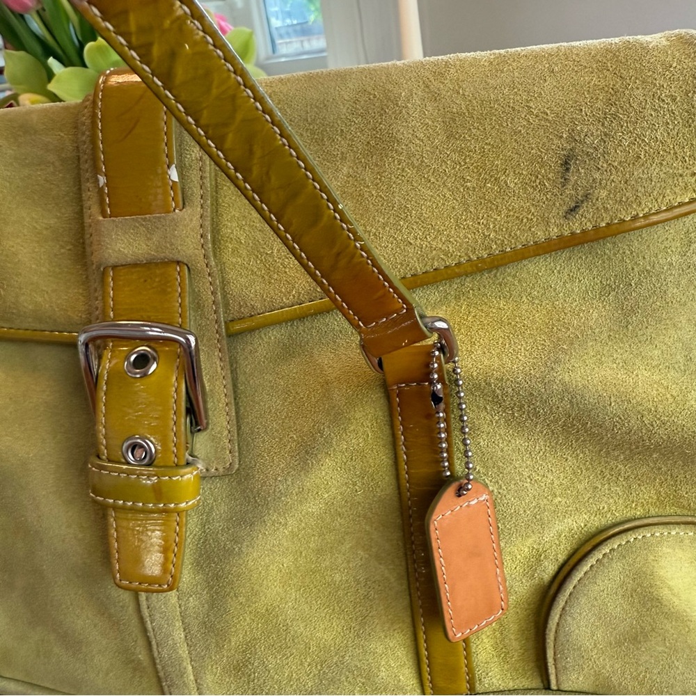 Coach green handbag - Picture 2 of 7